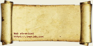 Nina Tošić vizit kartica